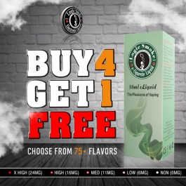 Buy 4 Get 1 Free 30ml e Liquid Bulk Deal