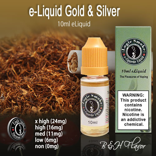 Logic Smoke 10ml Gold & Silver Flavor e Liquid