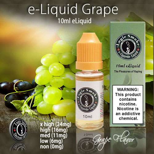 Logic Smoke 10ml Grape e Liquid