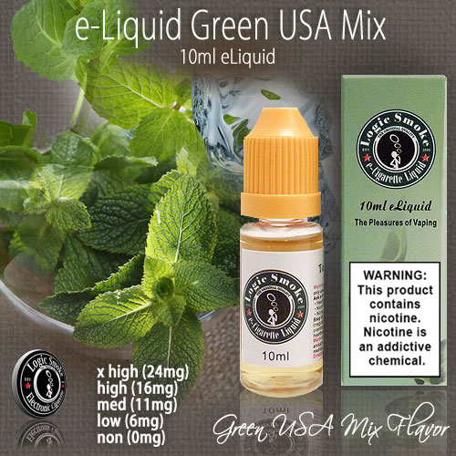 Logic Smoke 10ml Green USA Mix e Liquid