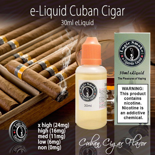 Logic Smoke 30ml Cuban Cigar e Liquid