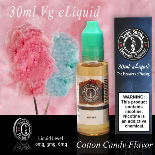 30ml Vg Cotton Candy Logic Smoke e Juice 