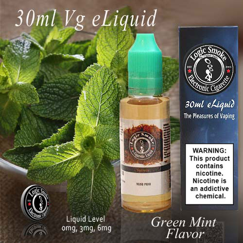 30ml Vg Green Mint Logic Smoke e Juice 