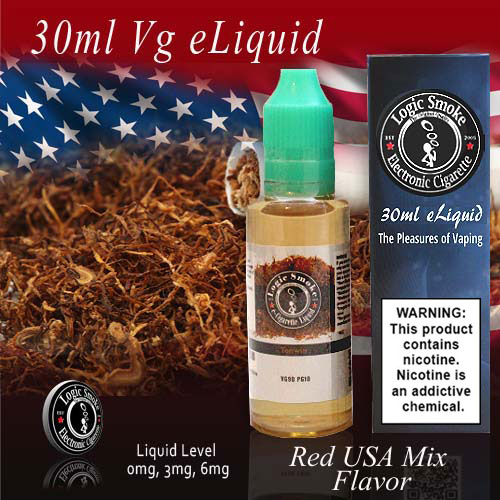 30ml Vg Red USA Mix Logic Smoke e Juice 