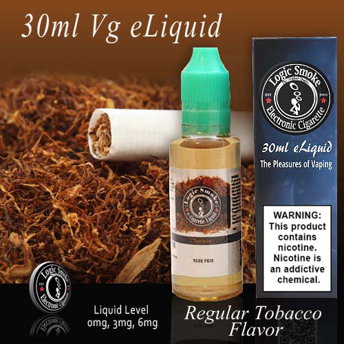 30ml Vg Regular Tobacco Logic Smoke e Juice 