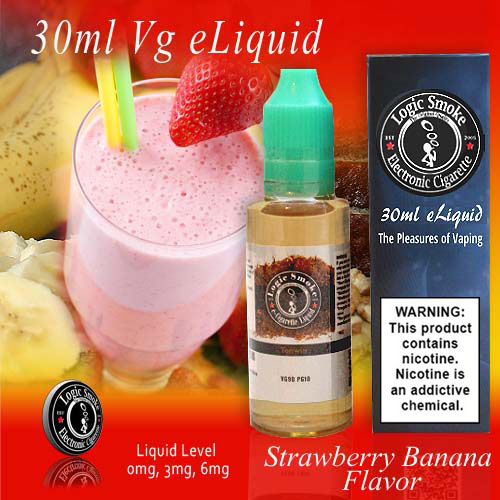 30ml Vg Strawberry Banana Logic Smoke e Juice 