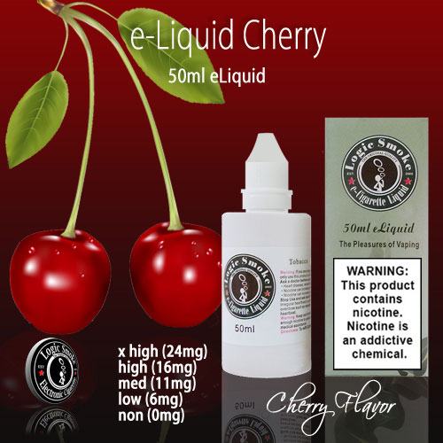 e Liquid Logic Smoke 50ml Cherry Flavor 