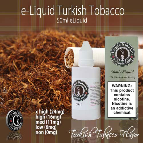 Logic Smoke 50ml Turkish Tobacco e Liquid