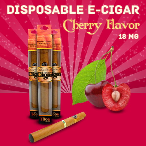 Disposable e Cigar Cherry Flavor