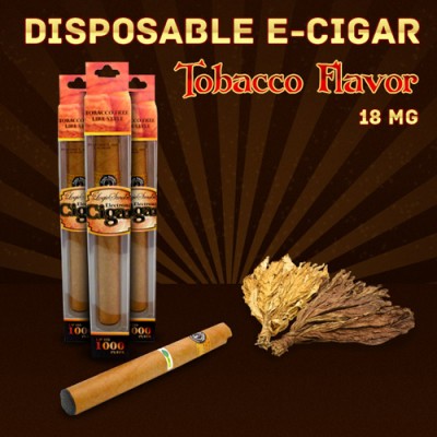 Disposable Electronic Cigar Classic Tobacco Flavor